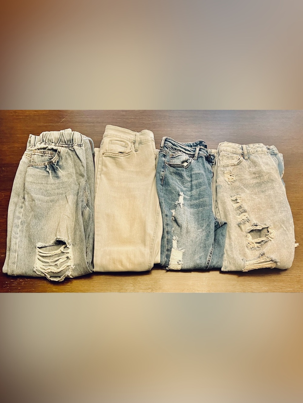 4-Piece Women’s Denim Bundle | Size 9/11 | Flare + Skinny Jeans | Mixed Brands